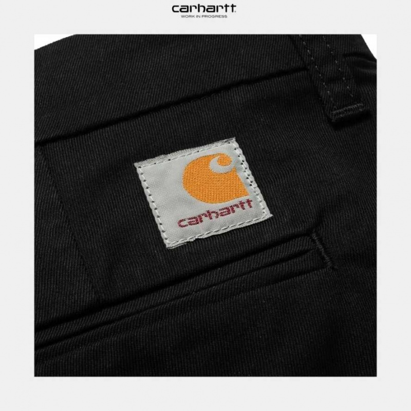 Noir Carhartt Wip Sid Pant - Danmark WKZ-9863546