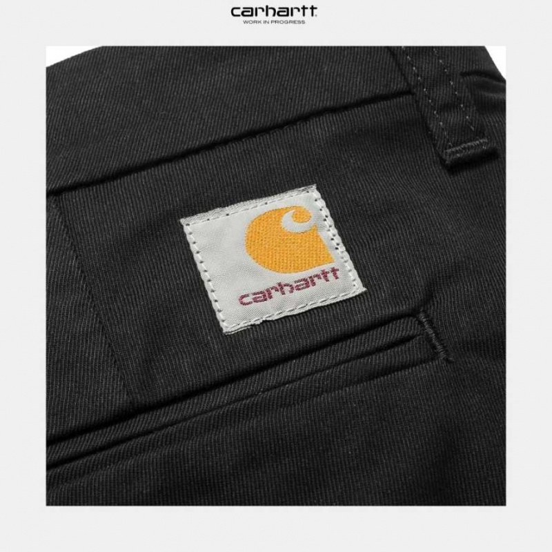 Noir Carhartt Wip Sid Pant - Danmark WKZ-9863546