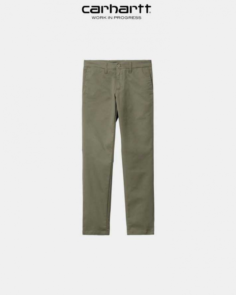 Seaweed Carhartt Wip Sid Pant - Danmark WRC-3373071