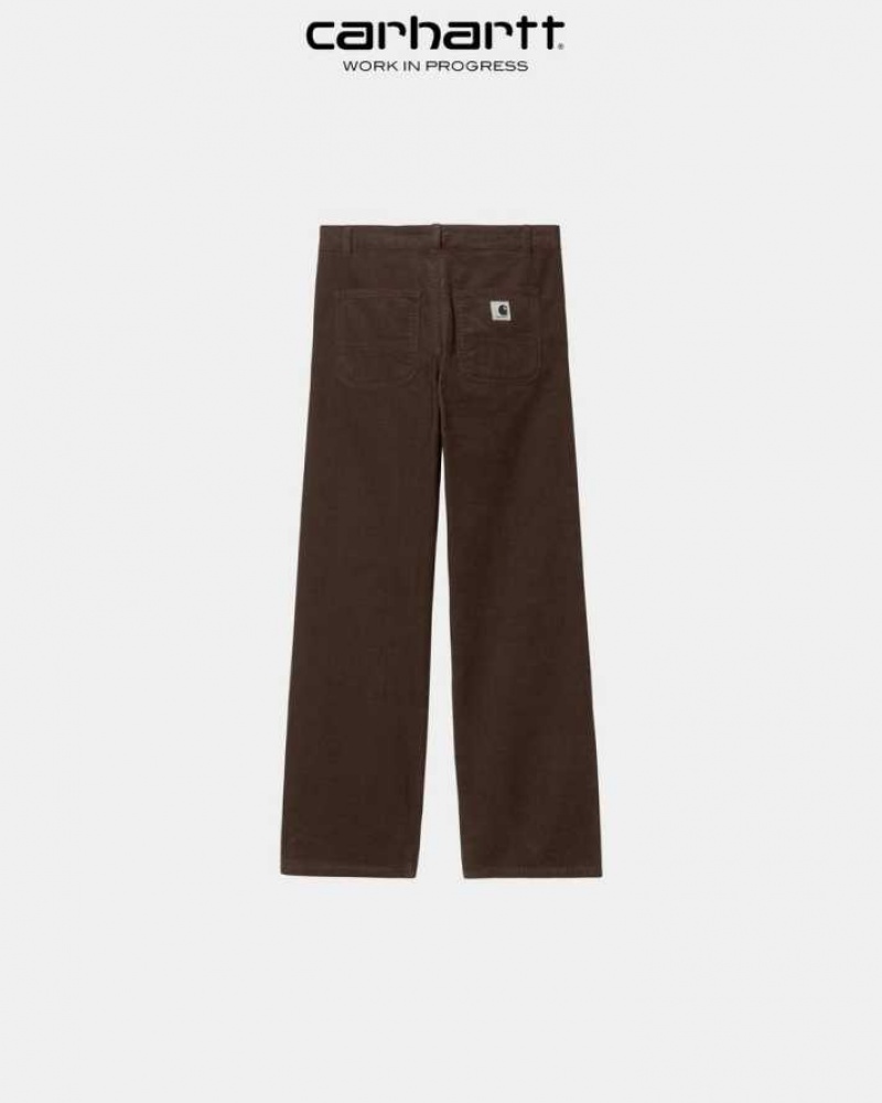 Noir Carhartt Wip Simple Pant - Corduroy - Danmark MHV-3134336