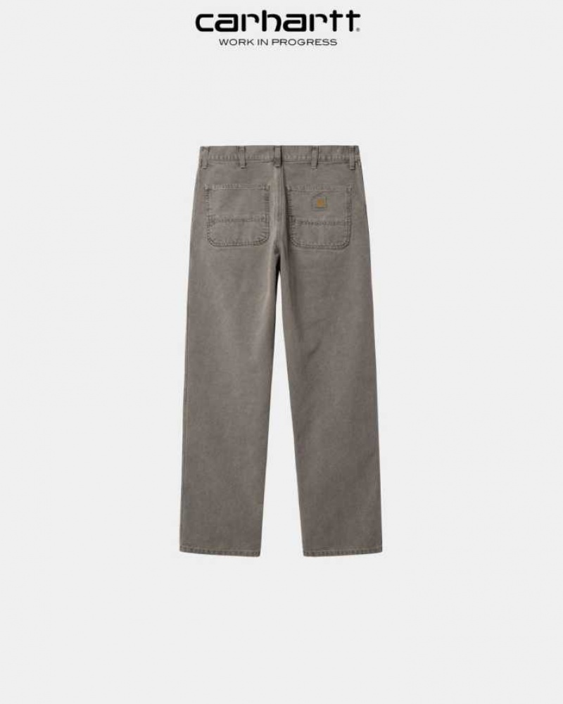 Noir Carhartt Wip Simple Pant - Dearborn Tela - Danmark ZIU-4125169