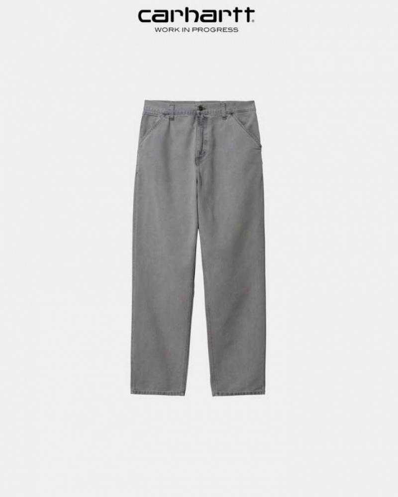 Enzian (faded) Carhartt Wip Simple Pant - Dearborn Tela Enzian - Danmark EZH-1596323