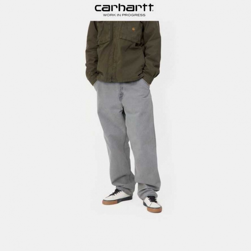 Enzian (faded) Carhartt Wip Simple Pant - Dearborn Tela Enzian - Danmark EZH-1596323