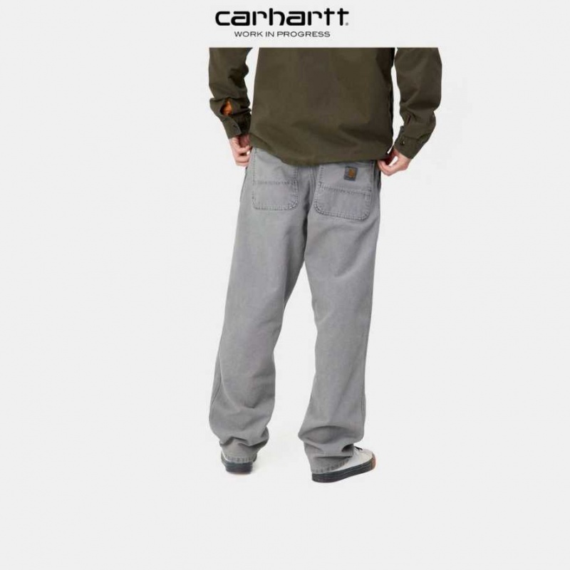 Enzian (faded) Carhartt Wip Simple Pant - Dearborn Tela Enzian - Danmark EZH-1596323