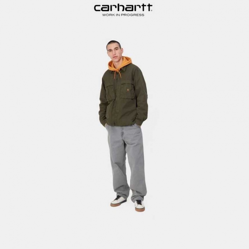 Enzian (faded) Carhartt Wip Simple Pant - Dearborn Tela Enzian - Danmark EZH-1596323