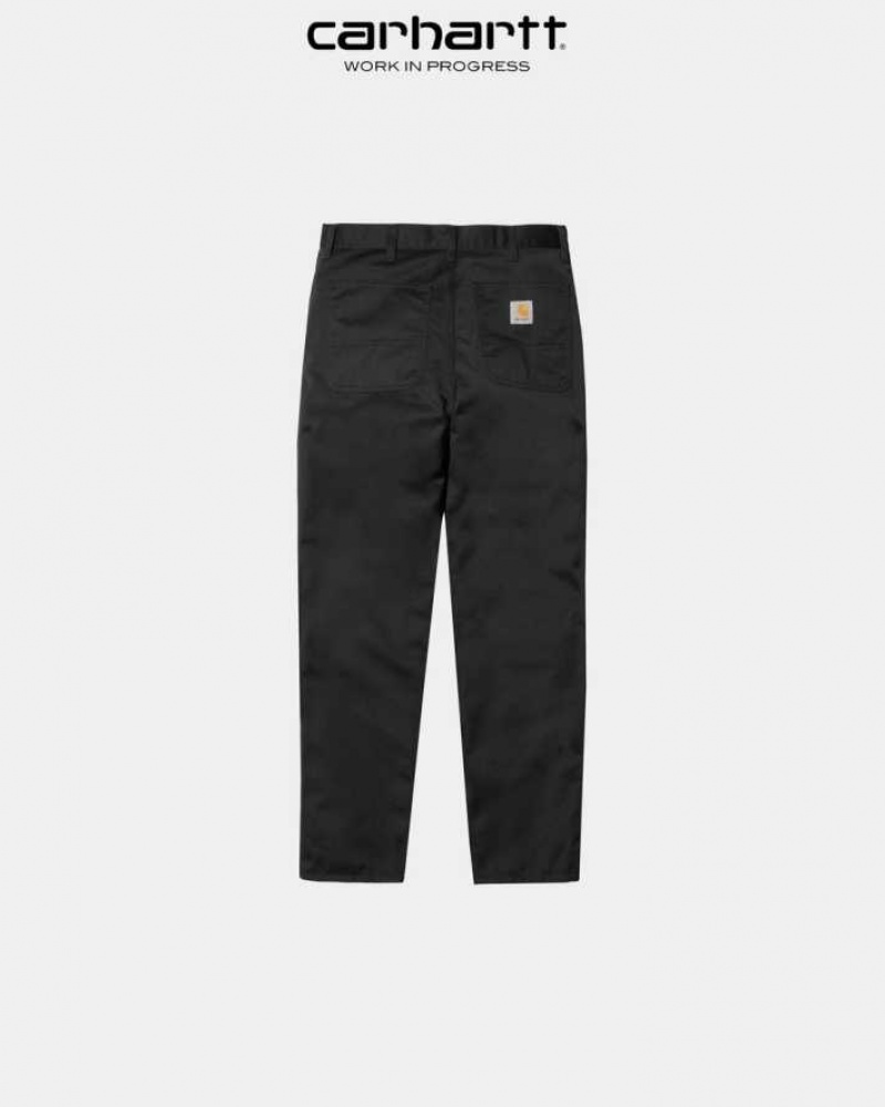 Noir Carhartt Wip Simple Pant - Danmark XBW-7860822