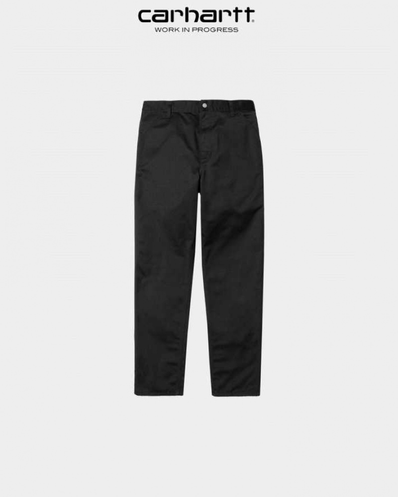 Noir Carhartt Wip Simple Pant - Danmark XBW-7860822