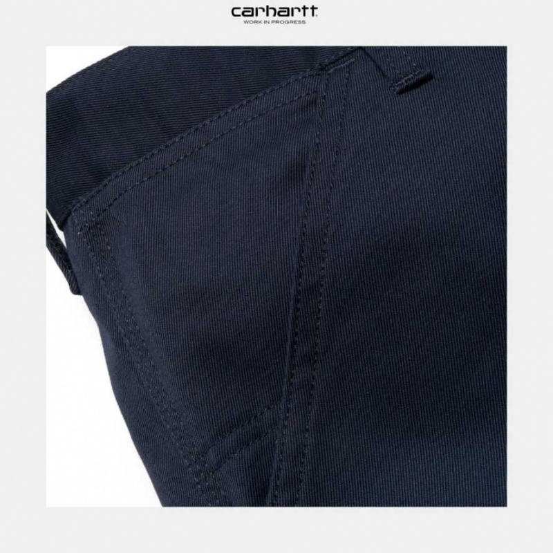 Bleu Marine Foncé Carhartt Wip Simple Pant Bleu Marine - Danmark NLO-5012936