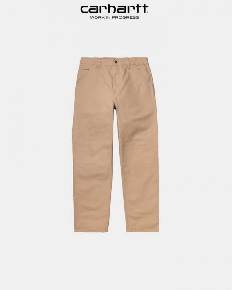 Marron Carhartt Wip Single Knee Pant - Danmark GOQ-8604926