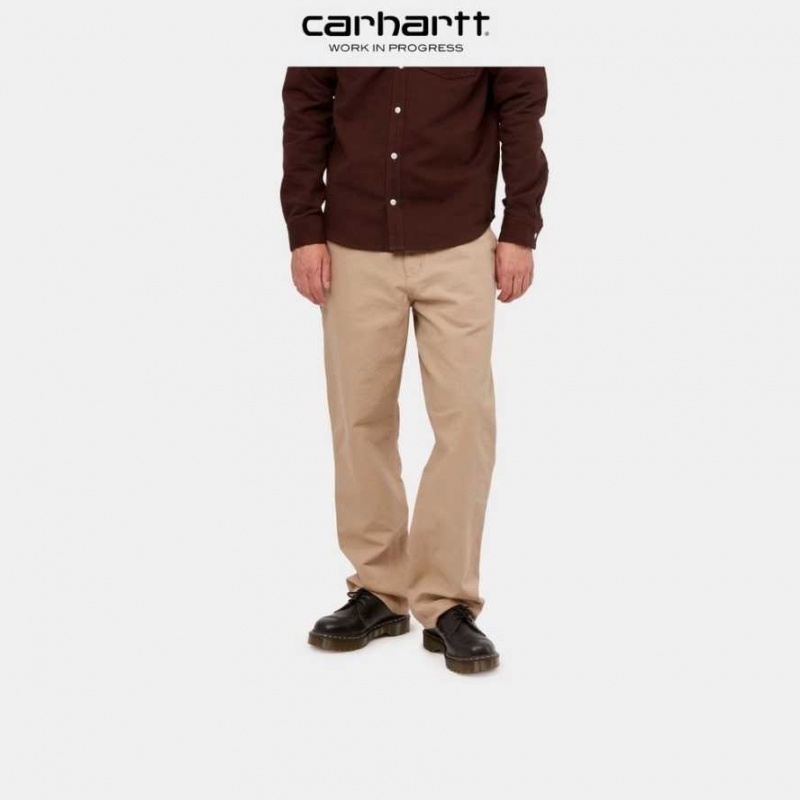 Marron Carhartt Wip Single Knee Pant - Danmark GOQ-8604926