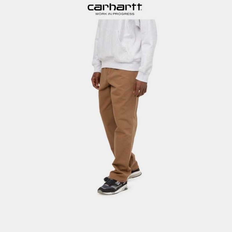 Marron Carhartt Wip Single Knee Pant - Danmark MWS-2939397