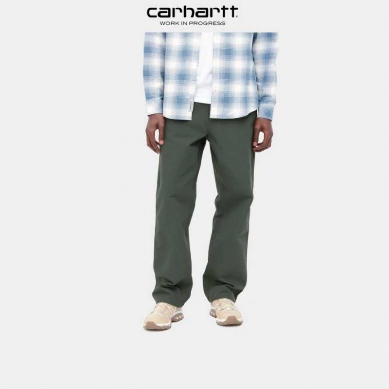 Boxwood Carhartt Wip Single Knee Pant - Danmark UBL-7035251