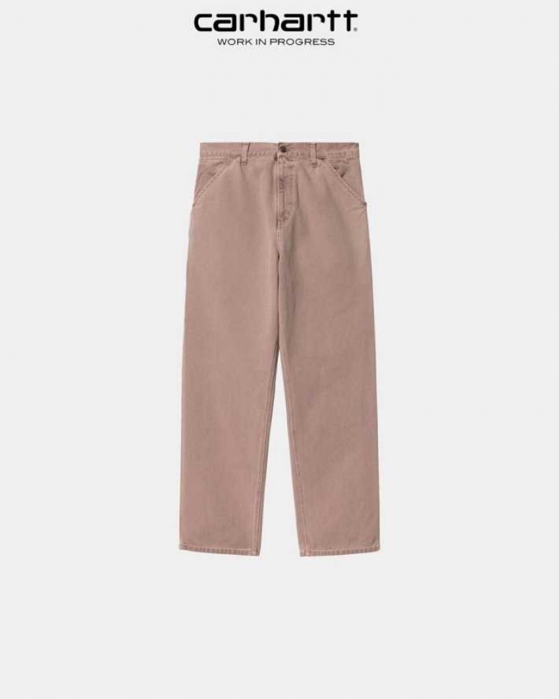 Noir Carhartt Wip Single Knee Pant - Danmark WZP-1004379