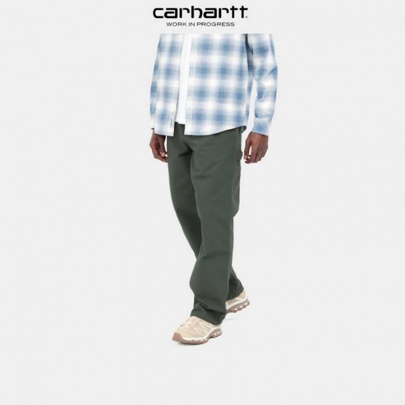 Boxwood Carhartt Wip Single Knee Pant - Danmark UBL-7035251