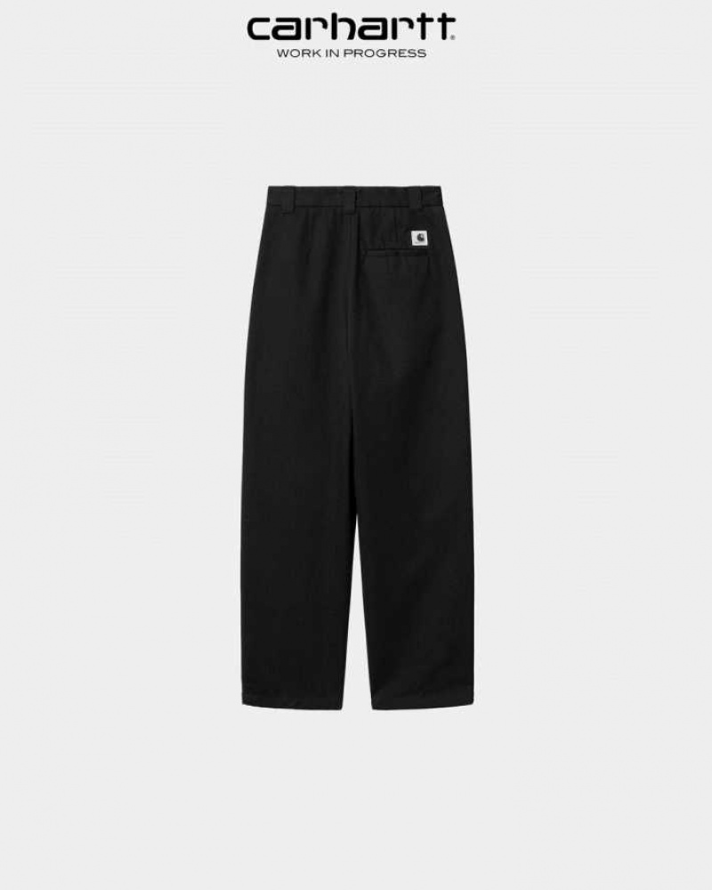 Noir Carhartt Wip Tristin Pant - Danmark FPC-6436170