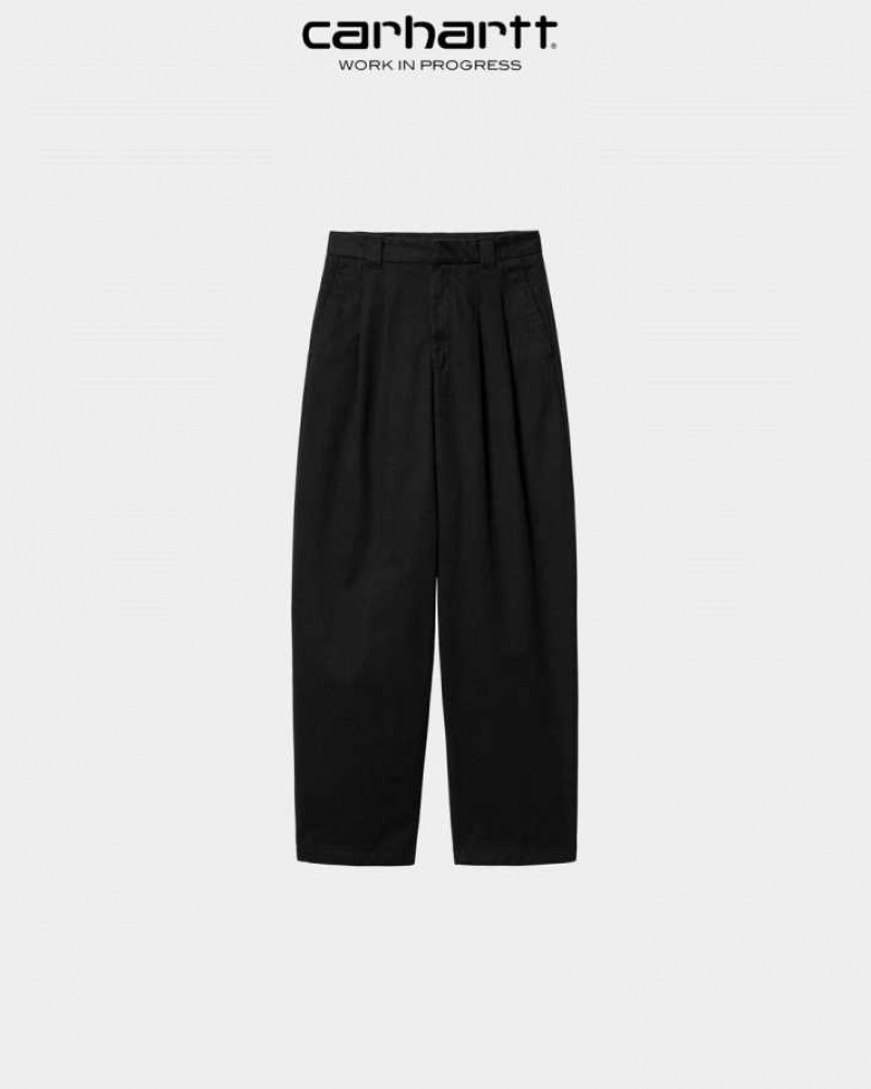 Noir Carhartt Wip Tristin Pant - Danmark FPC-6436170