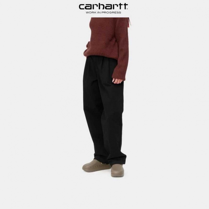 Noir Carhartt Wip Tristin Pant - Danmark FPC-6436170