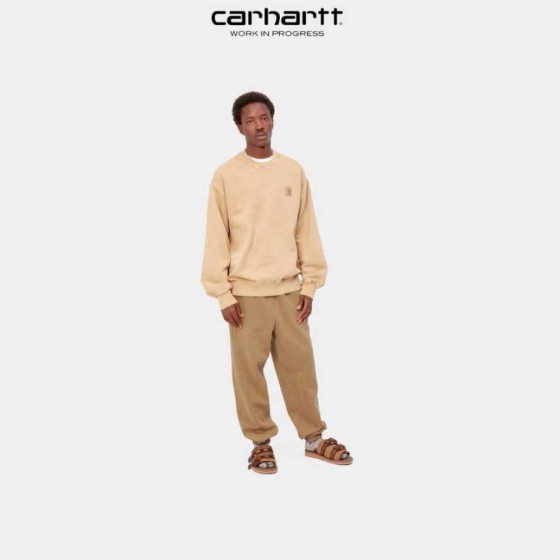 Marron Carhartt Wip Vista Sweat Pant - Danmark WQZ-2367231