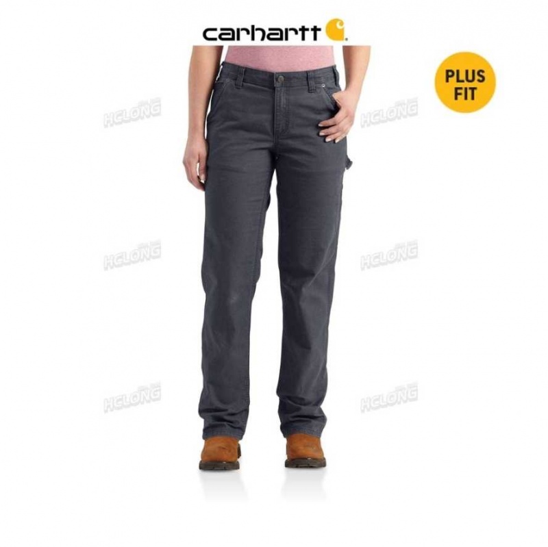 Coal Carhartt Rugged Flex Loose Fit Tela Travail Pant - Danmark NWW-4487770