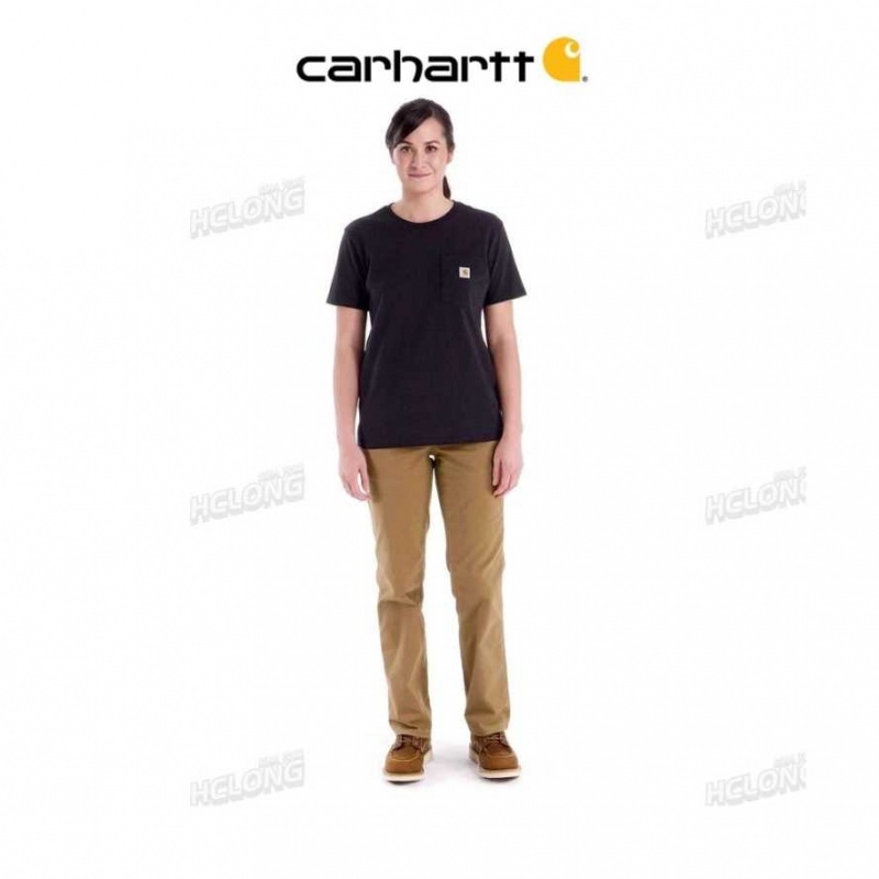 Coal Carhartt Rugged Flex Loose Fit Tela Travail Pant - Danmark NWW-4487770