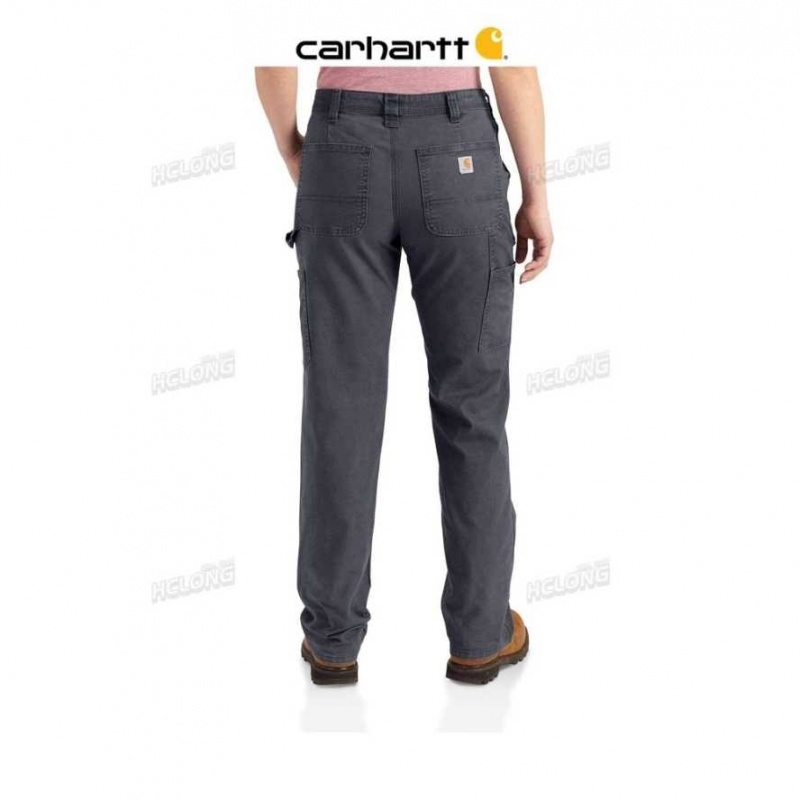 Coal Carhartt Rugged Flex Loose Fit Tela Travail Pant - Danmark NWW-4487770