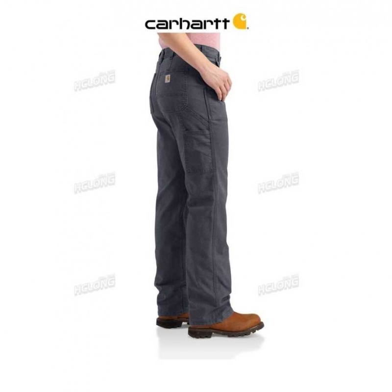 Coal Carhartt Rugged Flex Loose Fit Tela Travail Pant - Danmark NWW-4487770