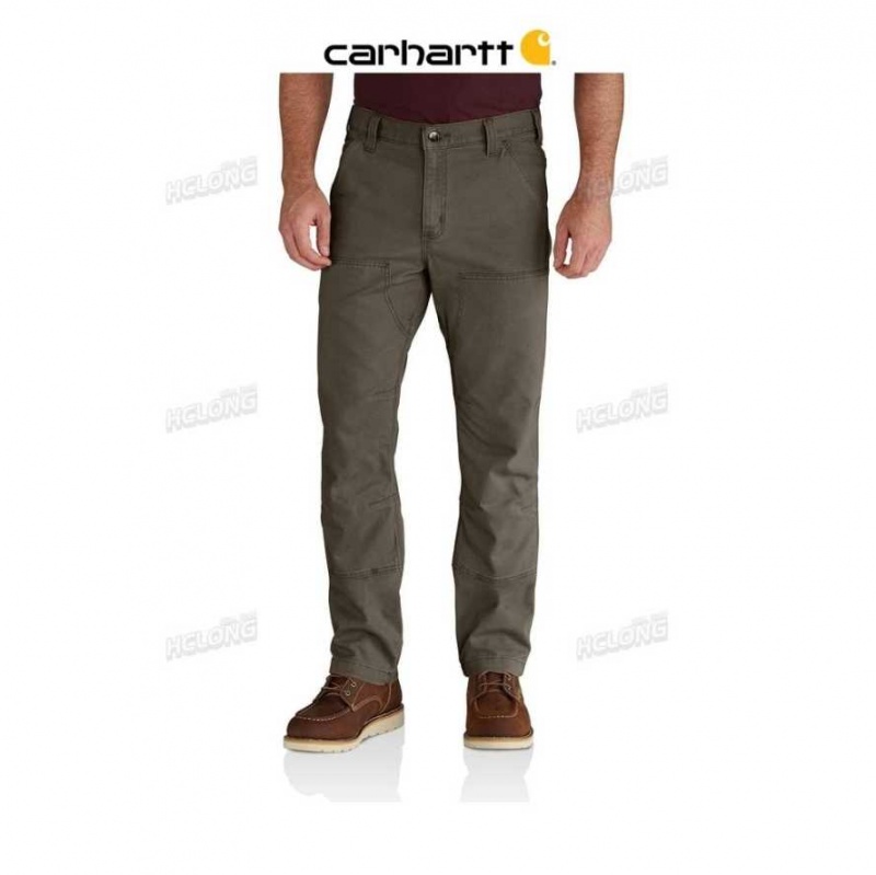 Tarmac Carhartt Rugged Flex Relaxed Fit Tela Double-Front Utility Travail Pant - Danmark KAM-6915115