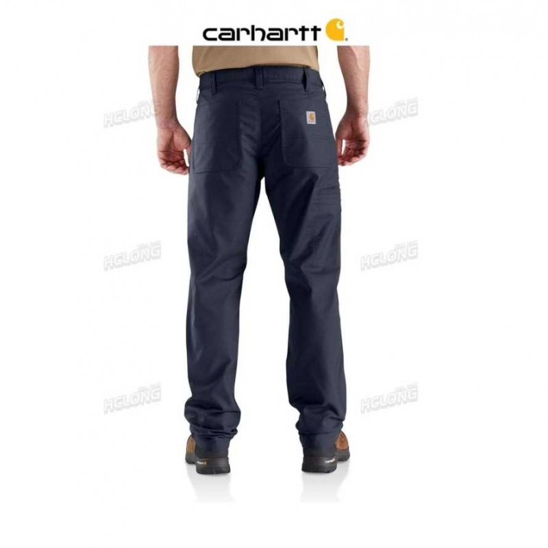 Bleu Marine Carhartt Rugged Professional Series Relaxed Fit Pant Bleu - Danmark ZOR-2780687