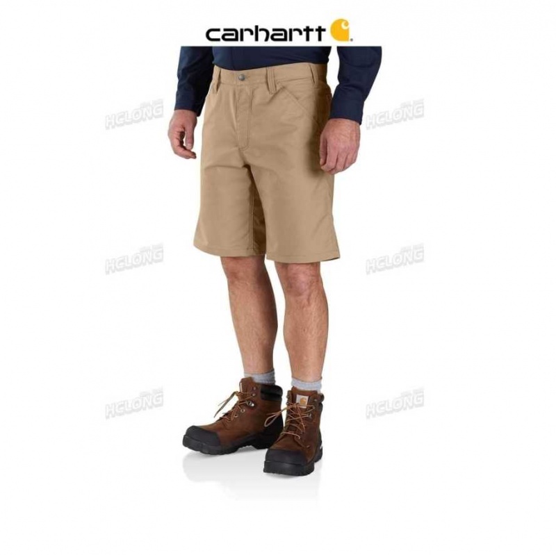 Kaki Foncé Carhartt Rugged Professional Series Relaxed Fit Corta Kaki - Danmark DKW-0086344