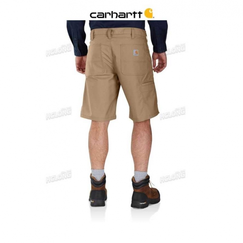 Kaki Foncé Carhartt Rugged Professional Series Relaxed Fit Corta Kaki - Danmark DKW-0086344