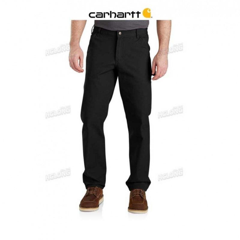 Noir Carhartt Rugged Flex Relaxed Fit Duck Utility Travail Pant - Danmark LHH-5707444