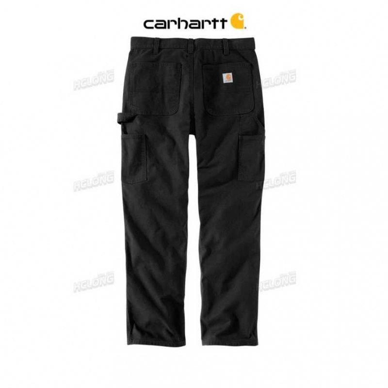 Noir Carhartt Rugged Flex Relaxed Fit Duck Utility Travail Pant - Danmark LHH-5707444