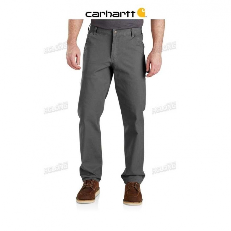 Gravel Carhartt Rugged Flex Relaxed Fit Duck Utility Travail Pant - Danmark GYU-3094999