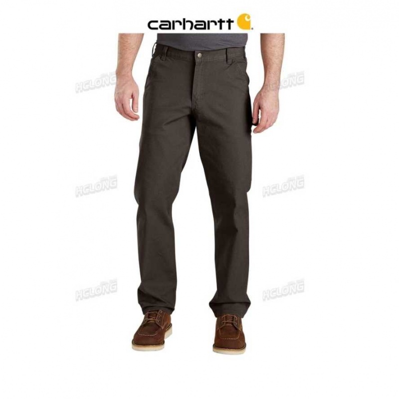 Cafe Foncé Carhartt Rugged Flex Relaxed Fit Duck Utility Travail Pant Cafe - Danmark XTU-8720161