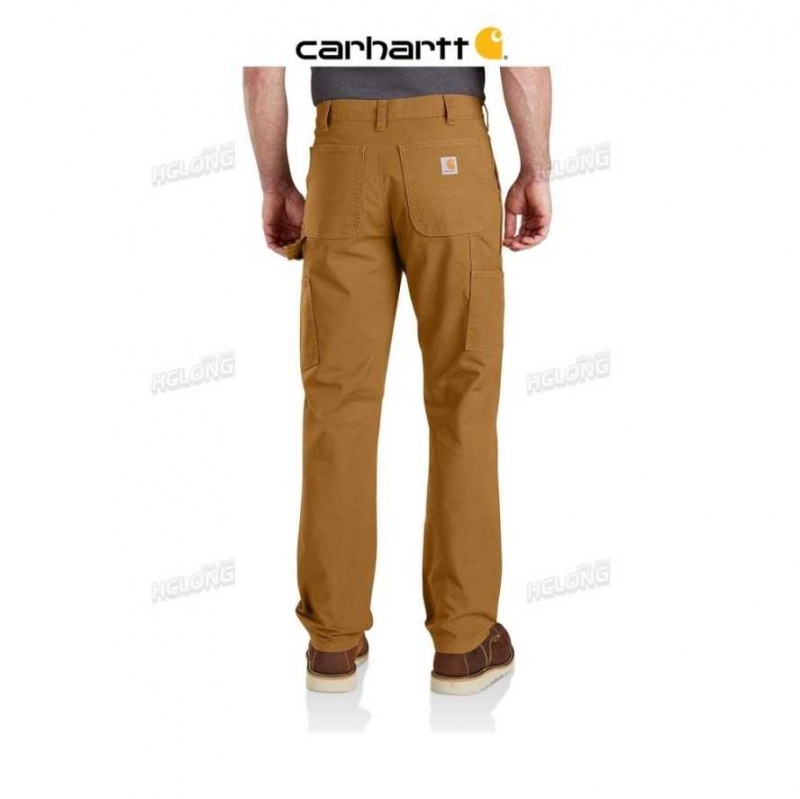 Marron Carhartt Rugged Flex Relaxed Fit Duck Utility Travail Pant - Danmark PLI-9370523