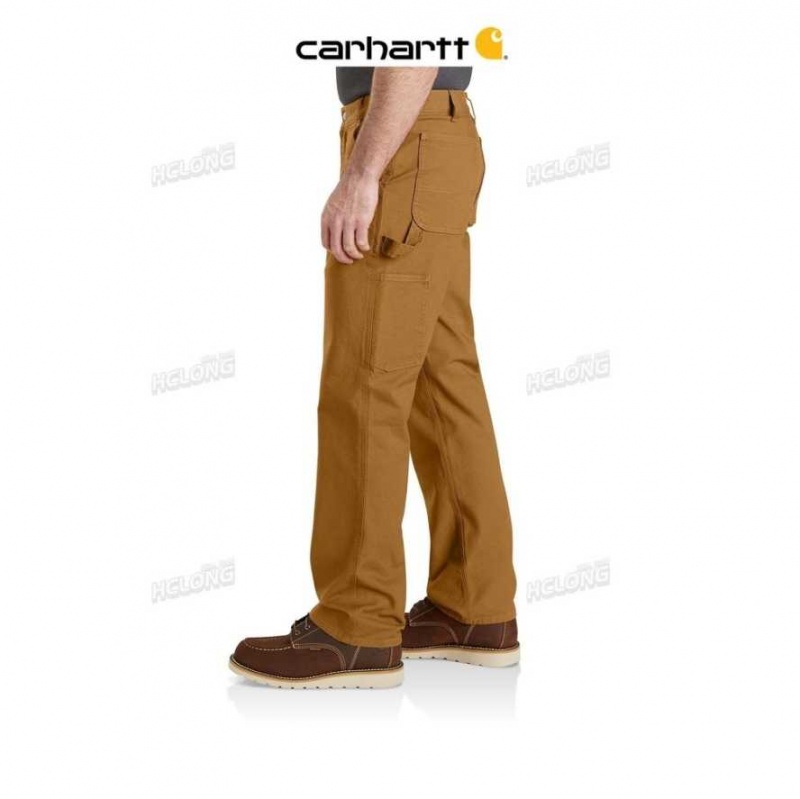 Marron Carhartt Rugged Flex Relaxed Fit Duck Utility Travail Pant - Danmark PLI-9370523