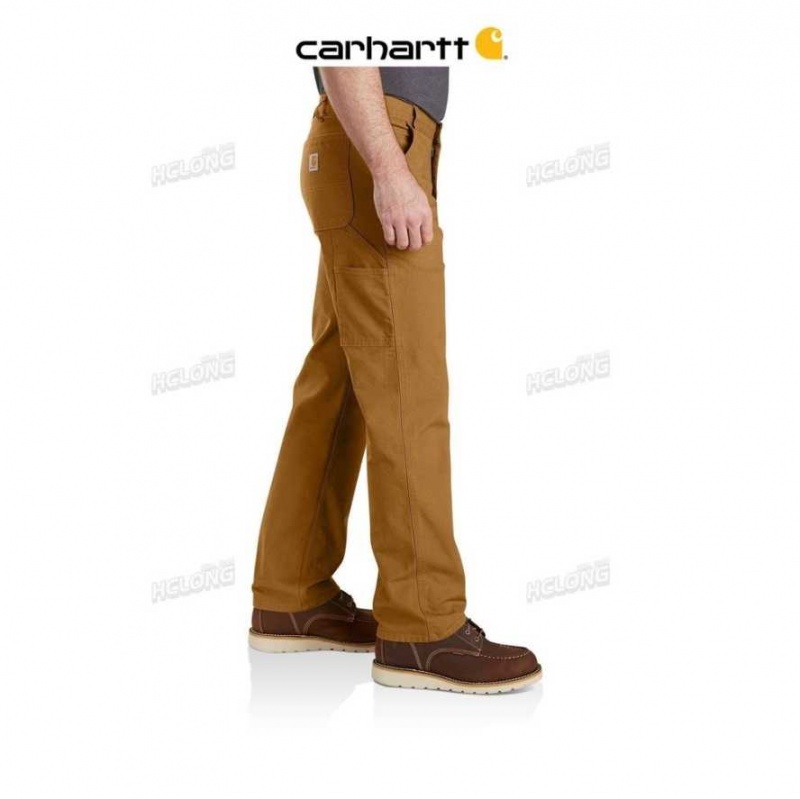 Marron Carhartt Rugged Flex Relaxed Fit Duck Utility Travail Pant - Danmark PLI-9370523