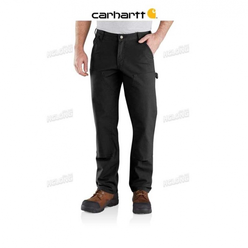 Noir Carhartt Rugged Flex Relaxed Fit Duck Double-Front Utility Travail Pant - Danmark NDP-9550413