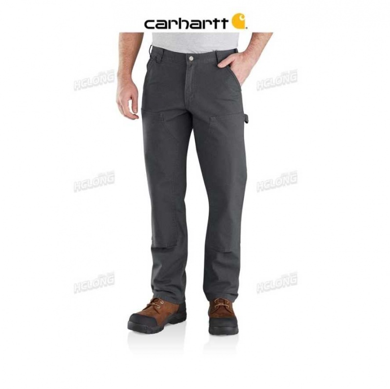 Shadow Carhartt Rugged Flex Relaxed Fit Duck Double-Front Utility Travail Pant - Danmark XNX-9618375