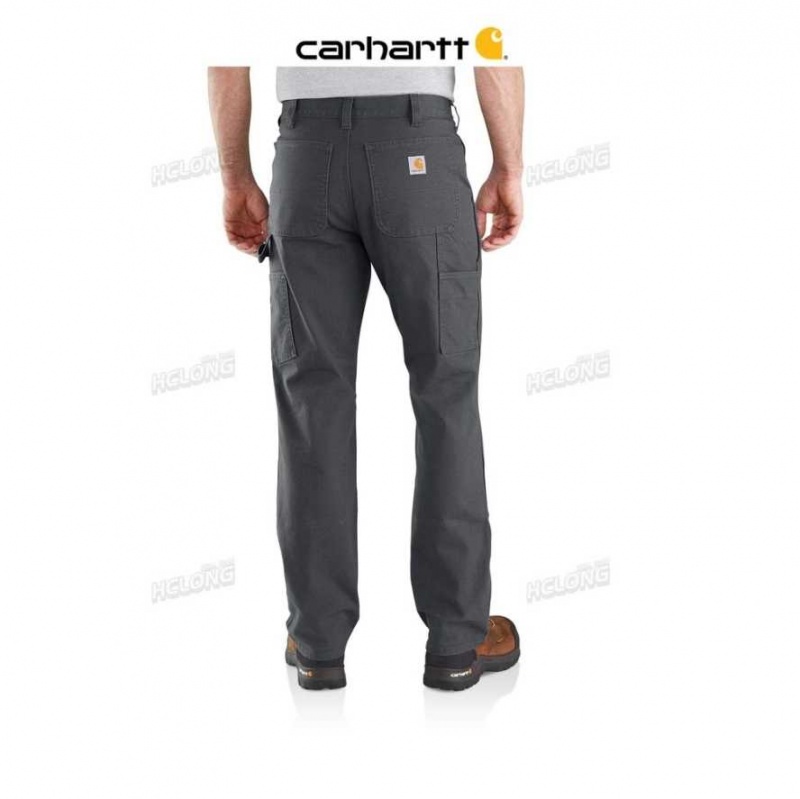 Shadow Carhartt Rugged Flex Relaxed Fit Duck Double-Front Utility Travail Pant - Danmark XNX-9618375