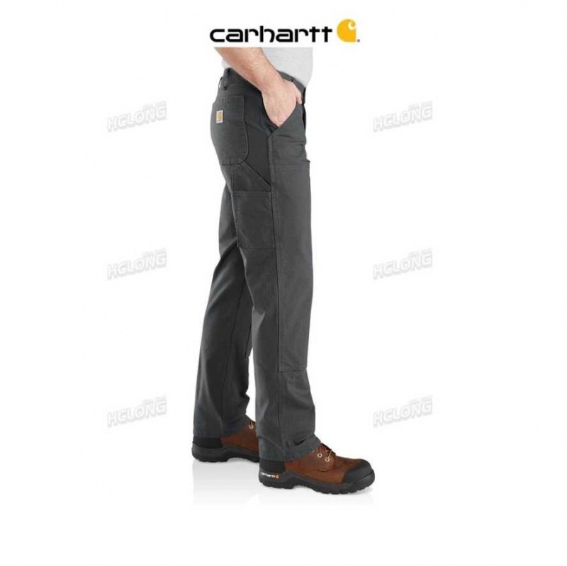 Shadow Carhartt Rugged Flex Relaxed Fit Duck Double-Front Utility Travail Pant - Danmark XNX-9618375