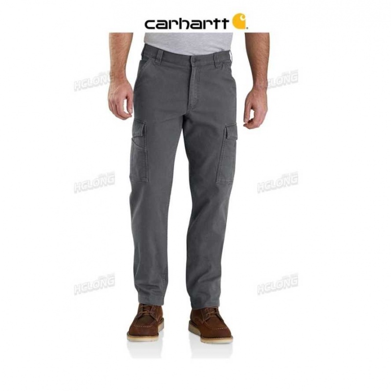 Shadow Carhartt Rugged Flex Relaxed Fit Tela Cargo Travail Pant - Danmark KPH-1467995