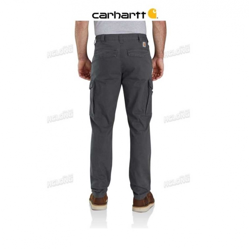 Shadow Carhartt Rugged Flex Relaxed Fit Tela Cargo Travail Pant - Danmark KPH-1467995