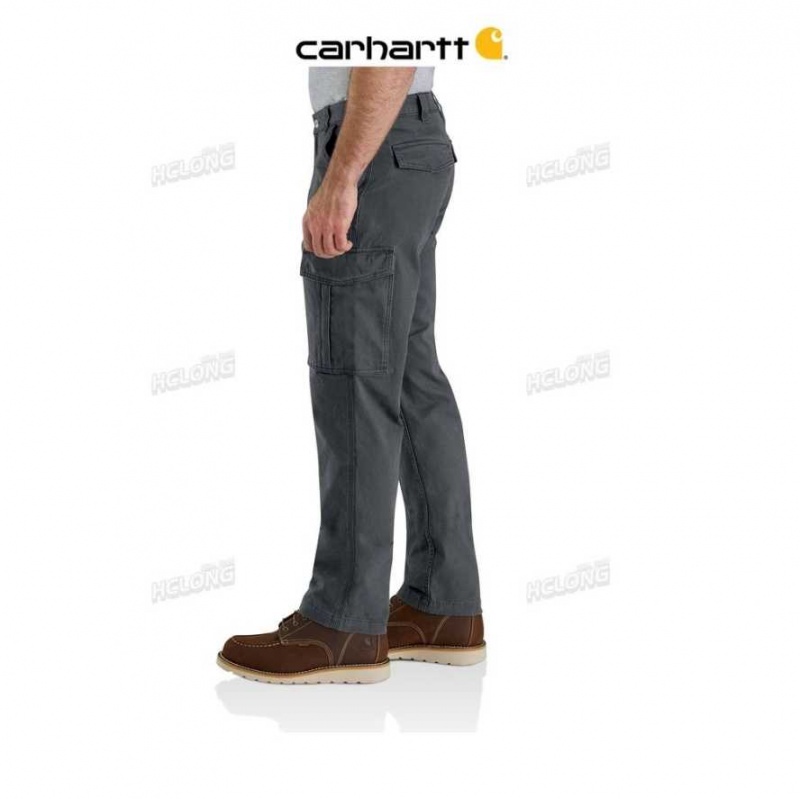 Shadow Carhartt Rugged Flex Relaxed Fit Tela Cargo Travail Pant - Danmark KPH-1467995