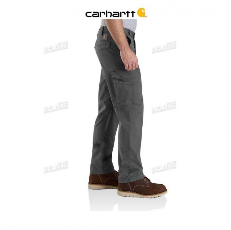 Shadow Carhartt Rugged Flex Relaxed Fit Tela Cargo Travail Pant - Danmark KPH-1467995