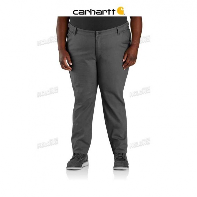 Shadow Carhartt Rugged Flex Relaxed Fit Tela Travail Pant - Danmark XYJ-0475101