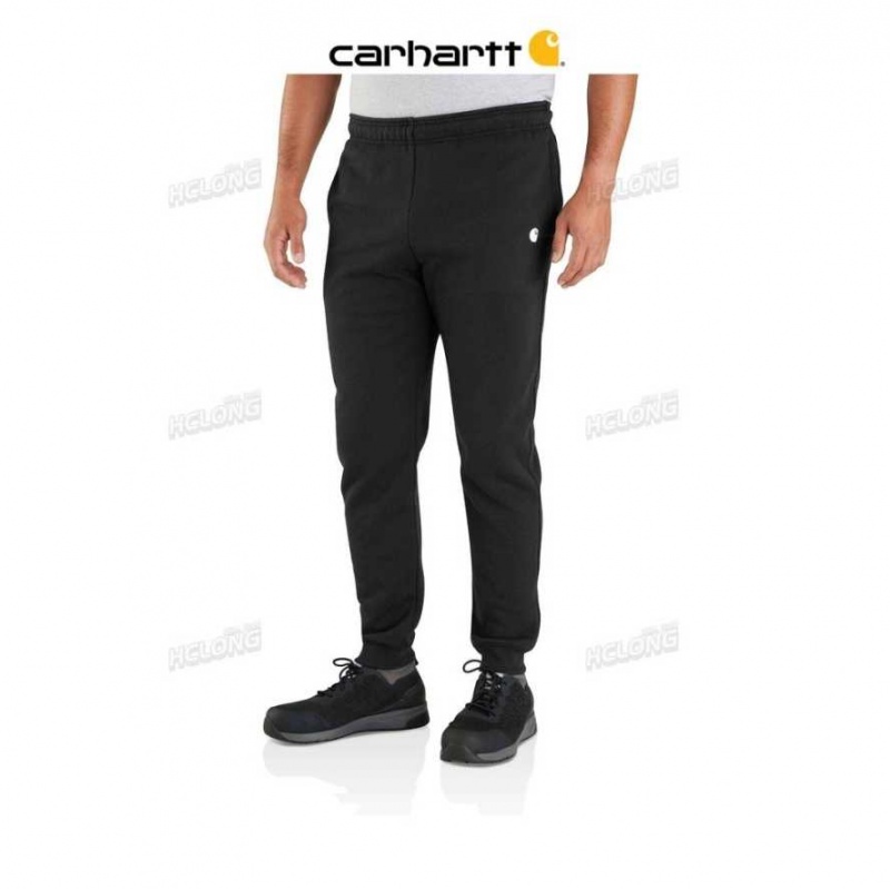 Noir Carhartt Relaxed Fit Midweight Tapered Sweatpant - Danmark UNE-8682957