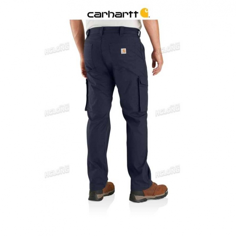 Bleu Marine Carhartt Force Relaxed Fit Ripstop Cargo Travail Pant Bleu - Danmark DKY-6557741