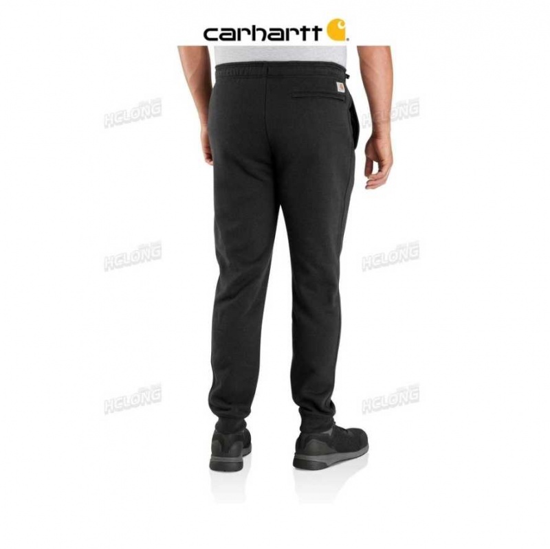 Noir Carhartt Relaxed Fit Midweight Tapered Sweatpant - Danmark UNE-8682957