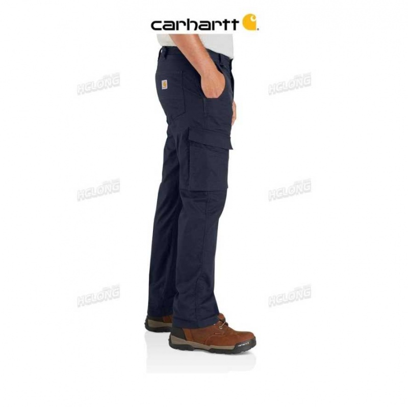 Bleu Marine Carhartt Force Relaxed Fit Ripstop Cargo Travail Pant Bleu - Danmark DKY-6557741